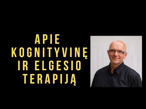 Video: Kognityvinės Terapijos Ir Kognityvinės Elgesio Terapijos Skirtumas