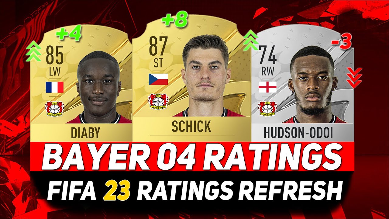 FIFA 23 ✸ BAYER 04 PLAYER RATINGS! ft.SCHICK,DIABY,HUDSON-ODOI...etc