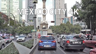 Skyscraper Skyline - Mexico City 4K - Morning Drive