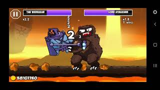 The werebear vs lord straxarr