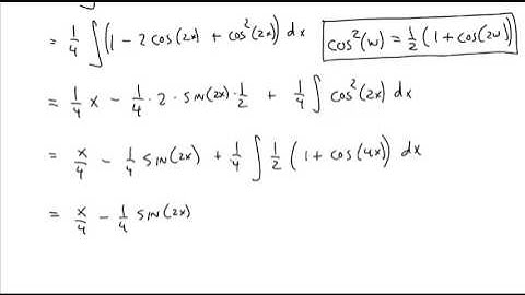 strategies for sines and cosines to even powers