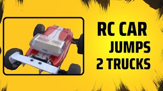 RC-auto's kunnen over 2 vrachtwagens springen! screenshot 2