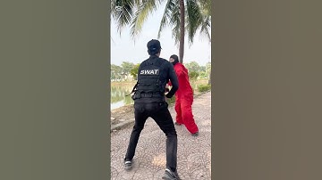 Tên cướp có vũ khí nóng gặp cảnh sát và cái kết @LongGiang95