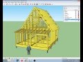 Каркасный дом 6 на 6 своими руками (проект SketchUp, комментарии, работа над ошибками)