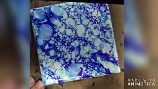 Sharpies & Alcohol on Ceramic Tile