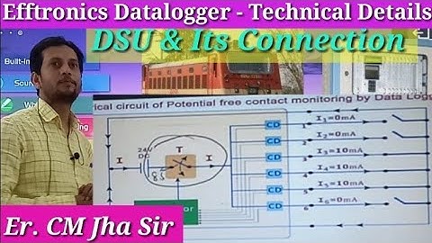 Datalogger DSU and Digital Input connection, Railway Signaling #37