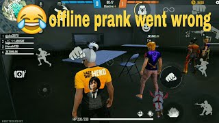 offline prank went wrong. |garana free fire