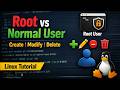 Linux User Management | Root vs Normal User | How to Create, Modify & Delete Users