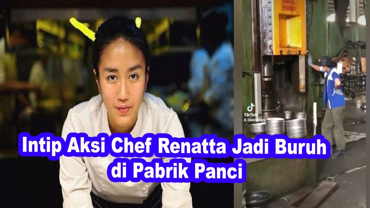 Intip Aksi Chef Renatta Jadi Buruh di Pabrik Panci