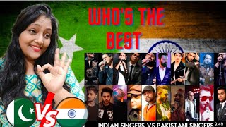 React no 79. Indian reaction on Pakistani singer vs Indian singer| who's the best |