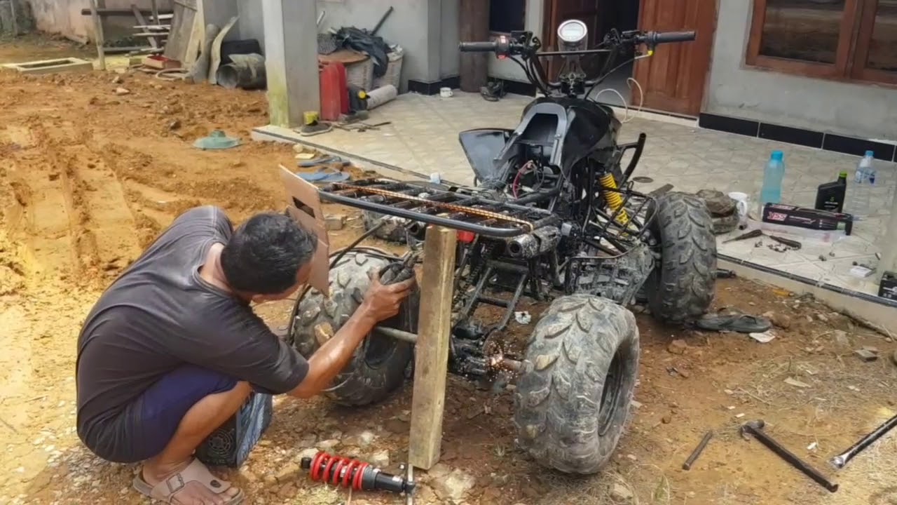 Modifikasi ATV 110 cc untuk Kerja di Kebun Sawit