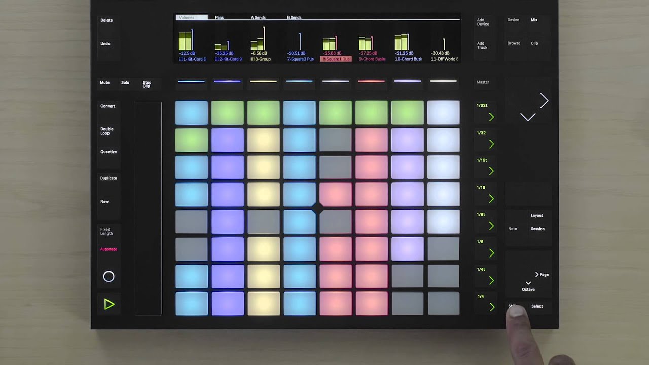 Ableton Push 2 – Session View - YouTube
