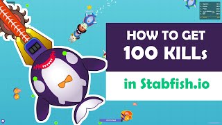 How to get 100 KILLS in STABFISH.io (Unlock Psycho Killer Whale)