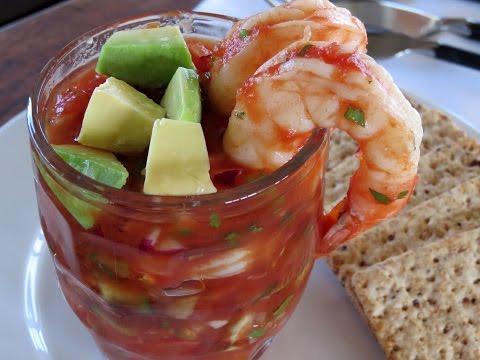 Mexican Shrimp Cocktail - The Frugal Chef