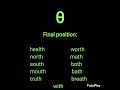 ESL/ESOL: How to Pronounce "th": &theta; (theta); How to Say Thesis with 31 Bonus Words!