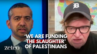 Michael Moore Urges Kamala Harris to Break with President Biden on Gaza