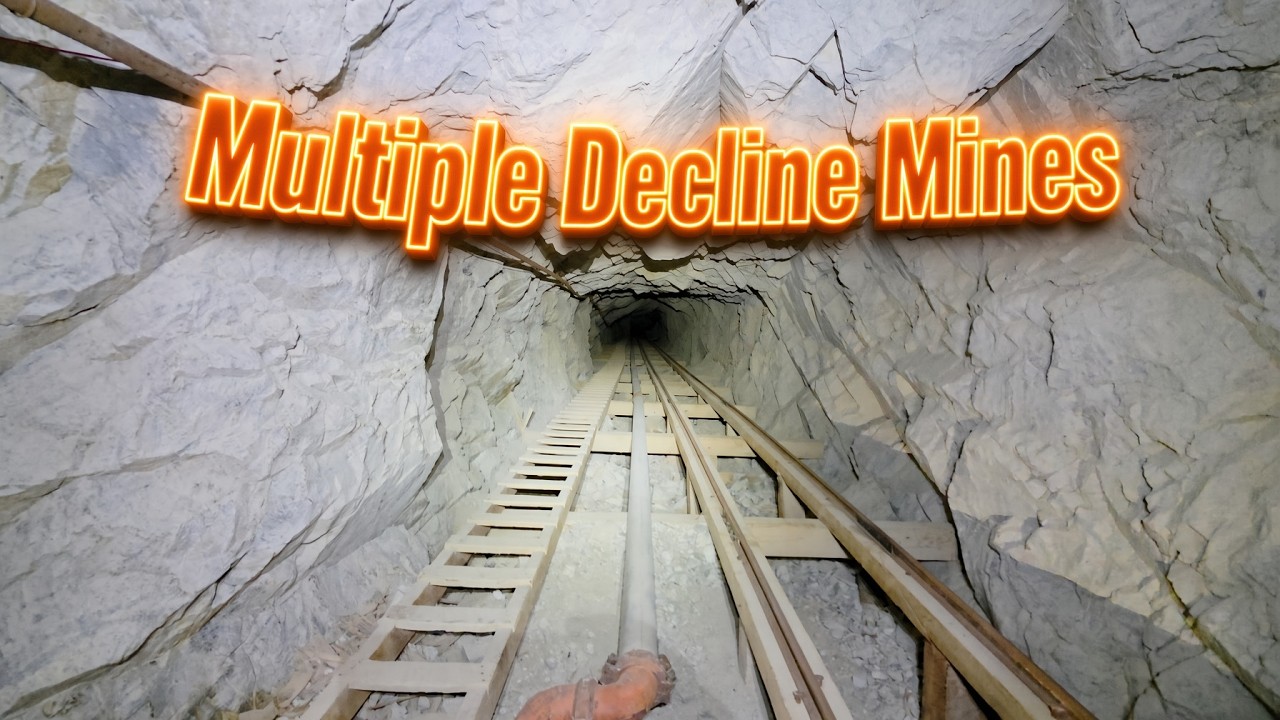 Exploring Multiple Abandoned Decline Mines