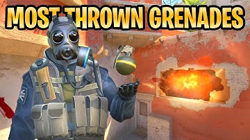 These Are The MOST THROWN He Grenades in CS2