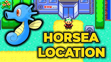 How to Catch Horsea in Pokemon Emerald!