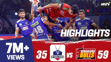Pro Kabaddi 2019 Highlights | Bengaluru Bulls vs Haryana Steelers |  Pawan Sehrawat 39 Raids points