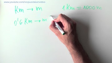 Cómo pasar Km a m - Convertir Kilómetros en metros