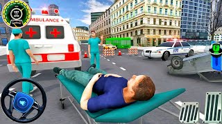 Ambulance City Rescue Simulator Game: 911 US Emergency Ambulance Driving! Android Gameplay screenshot 4