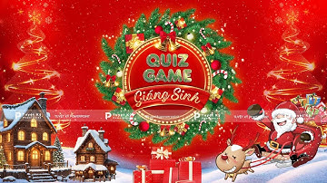 Mẫu slide Quiz Game Đố vui Giáng Sinh