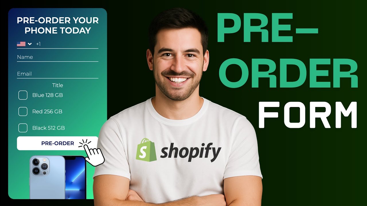 How to Add Pre Order Form in Shopify [STEP BY STEP] - YouTube