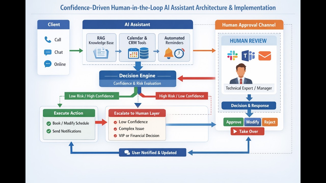 Building a Confidence Driven Human in the Loop AI Assistant - YouTube