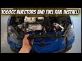 SUPERCHARGED RSX GETS 1000CC INJECTORS & FUEL RAIL INSTALLED!