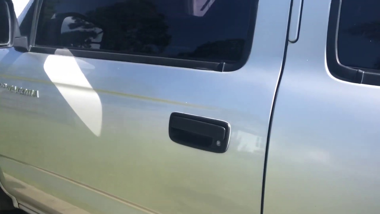 2002 Toyota Tacoma Door Handle Problem Broken 2001-2004 - YouTube