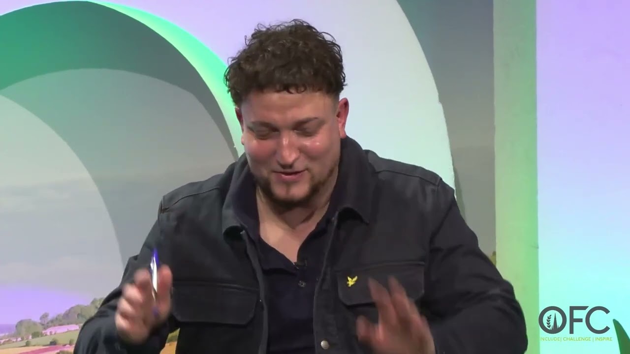 Dominic Watters speaking 2026 Oxford Farming Conference