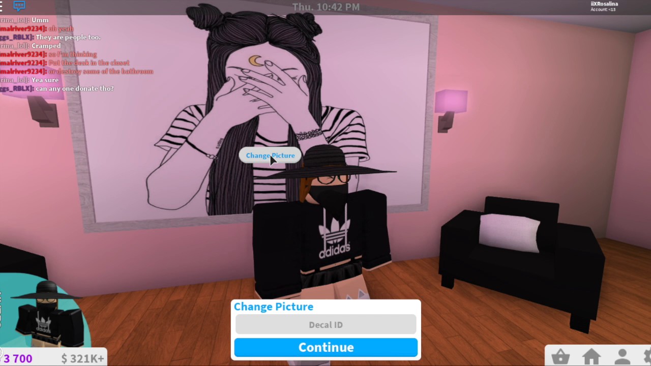 roblox id codes for pictures in bloxburg