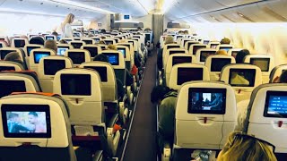 Austrian Airlines - Economy Class Experience - Boeing 777 (OS81) Vienna-LAX in the Middle Row