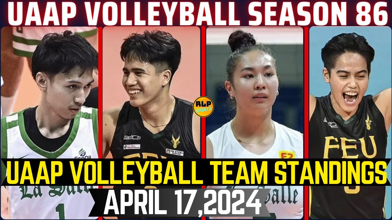 SHEVANA LAPUT HUMAKOT NG 24 POINTSTEAM STANDINGS UAAP MENS & WOMENS