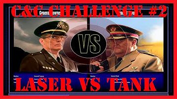 Command and Conquer Generals Zero Hour | Challenge 2 | USA Laser vs China Tank | Hard Difficulty