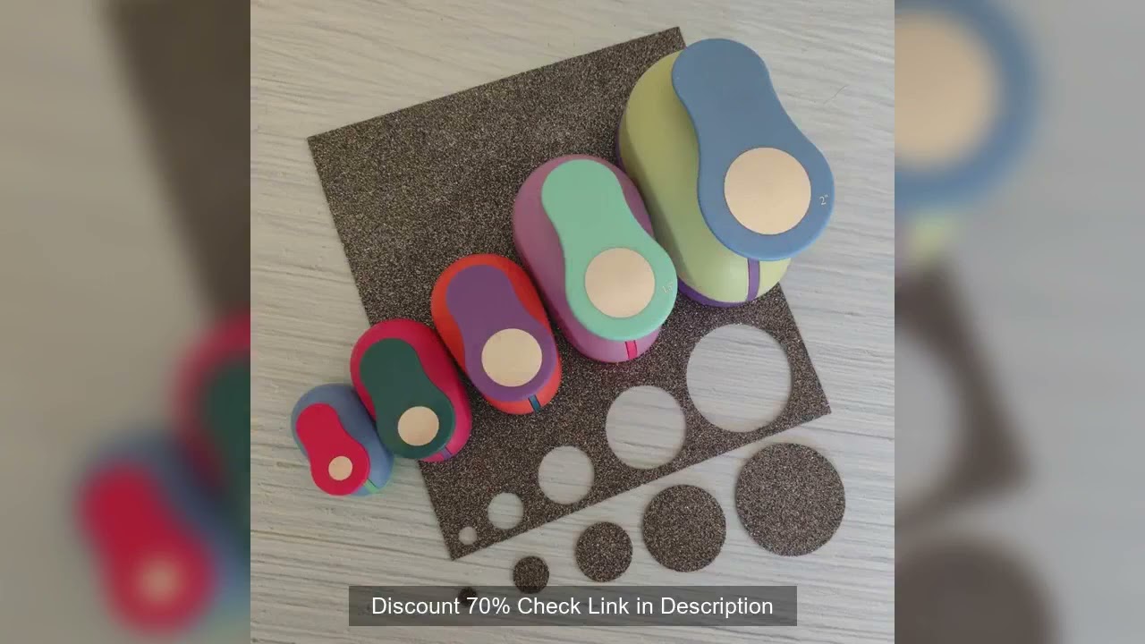50mm 38mm 25mm 16mm 8mm Round Circle Craft Paper Cutter Scrapbooking School Puncher EVA Hole Punch S