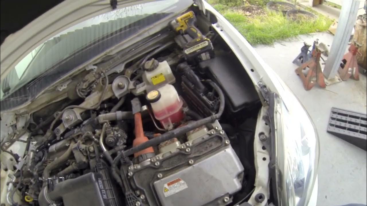 2010 toyota prius coolant temperature sensor replacement youtube