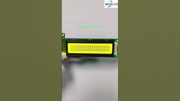 Manufacturers produce 20*2 character dot matrix LCD modules, yellow and green. #electronic