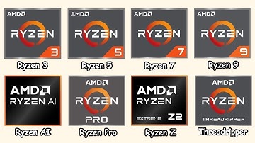 Every AMD Ryzen CPU Explained in 9 Minutes