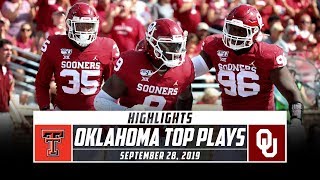 Jalen hurts threw all three of his touchdown passes to ceedee lamb and
ran for one more, as oklahoma cruised a victory over texas tech on
saturday. watch ...