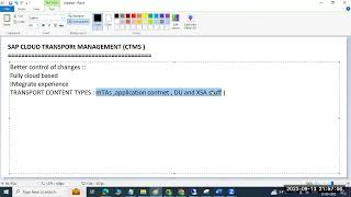 SAP BTP CLASS 14  SAP Cloud Transport Management  SESSION 1