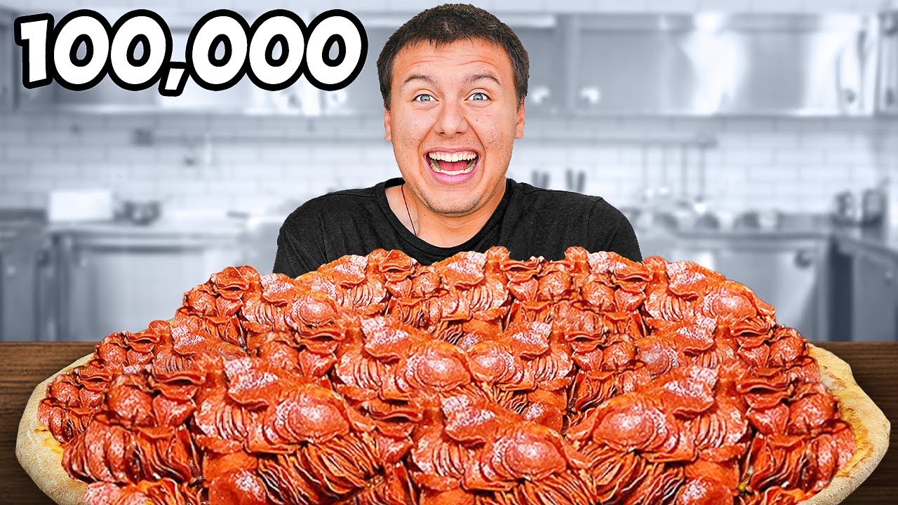 Pidiendo Una Pizza Con 100,000 Pepperonis