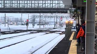 さよならキハ40  岩見沢駅に入線する【キハ40系運用最終日】滝川行き普通列車