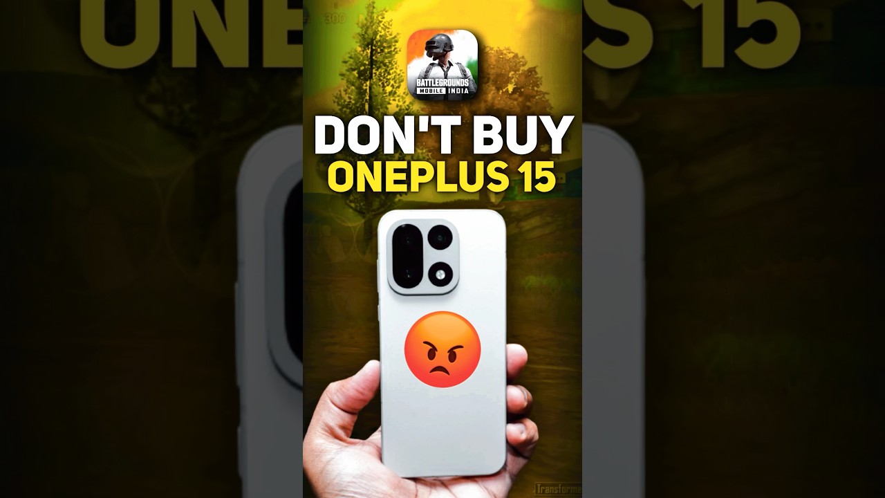 Oneplus 15 BGMI 165 Fps is Real? 😱😱