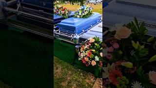 A Side-By-Side Committal Service Set-Up #burial #cemetery #funeral #grave #funeralservice #vault