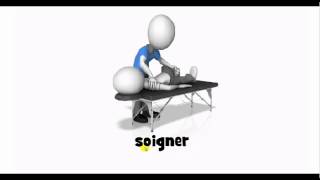 French pronunciation = soigner