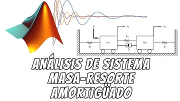Sistema masa resorte amortigüado en MATLAB |Ecuaciones de movimiento |Simulación en Matlab 📈