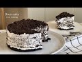 材料2つ？！チーズなし！ふわっととろけるオレオケーキ作り方 Oreo cake 오레오 케이크