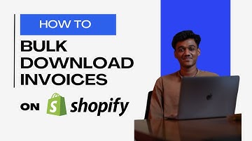 How to BULK Download Invoices on Shopify Stores